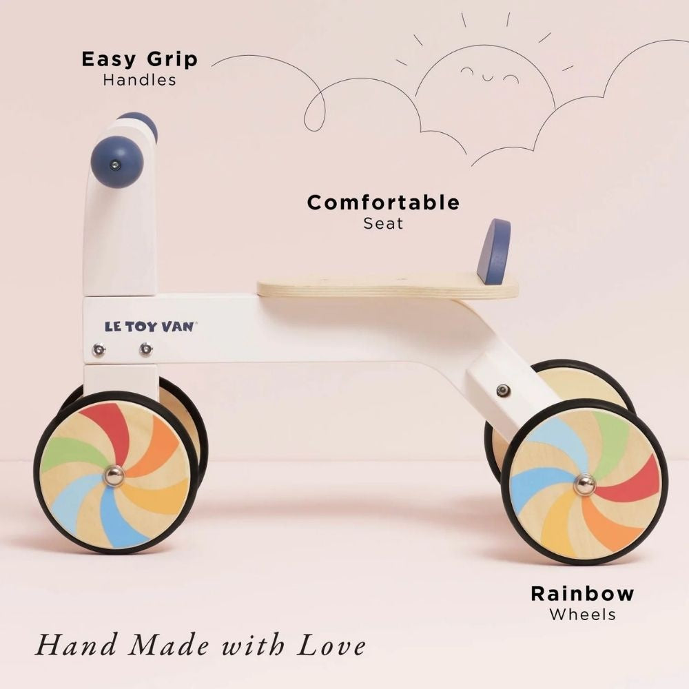 Le Toy Van - Wooden Rainbow Ride On Trike