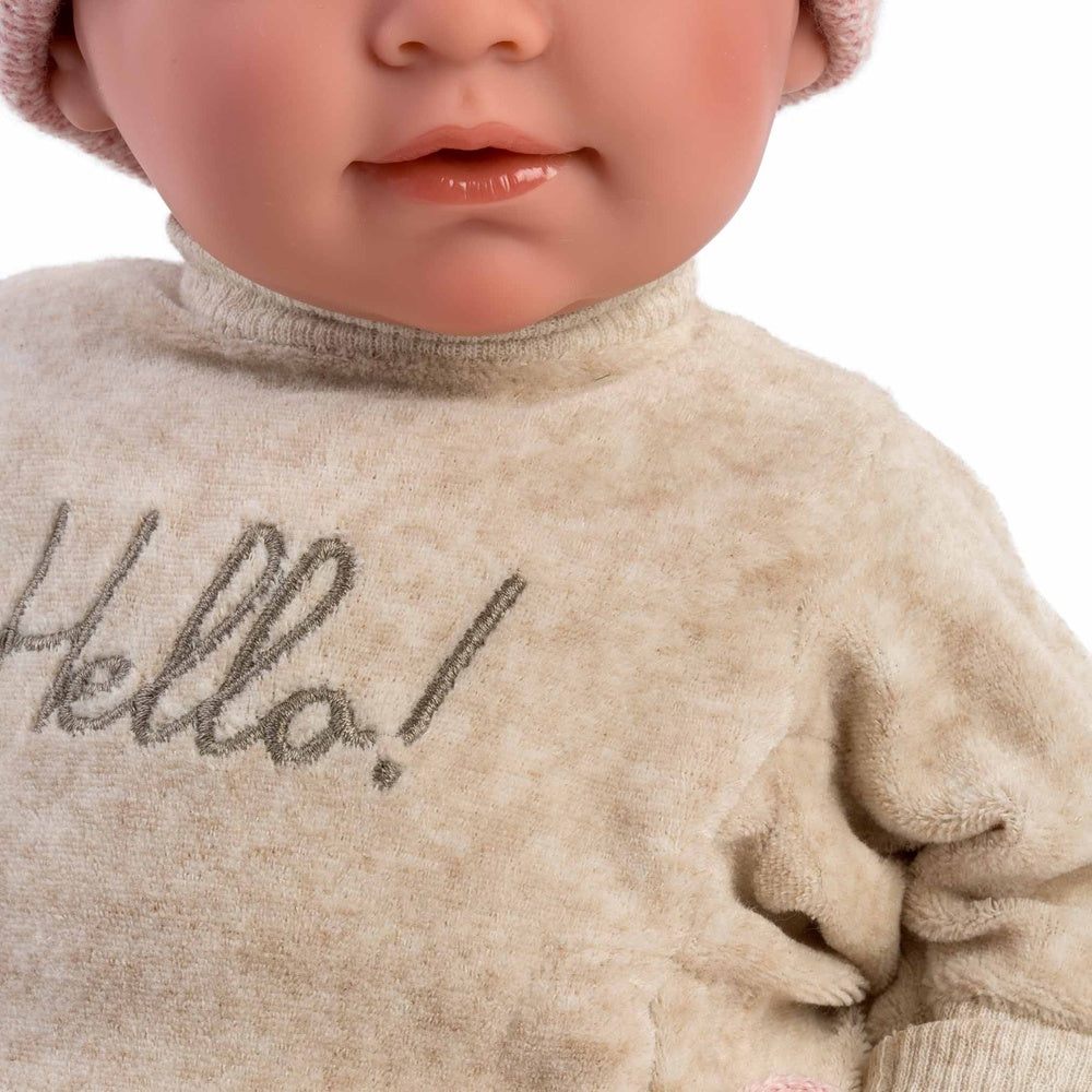 Llorens - Baby Girl Doll with Outfit & Cushion: Mimi - 42cm