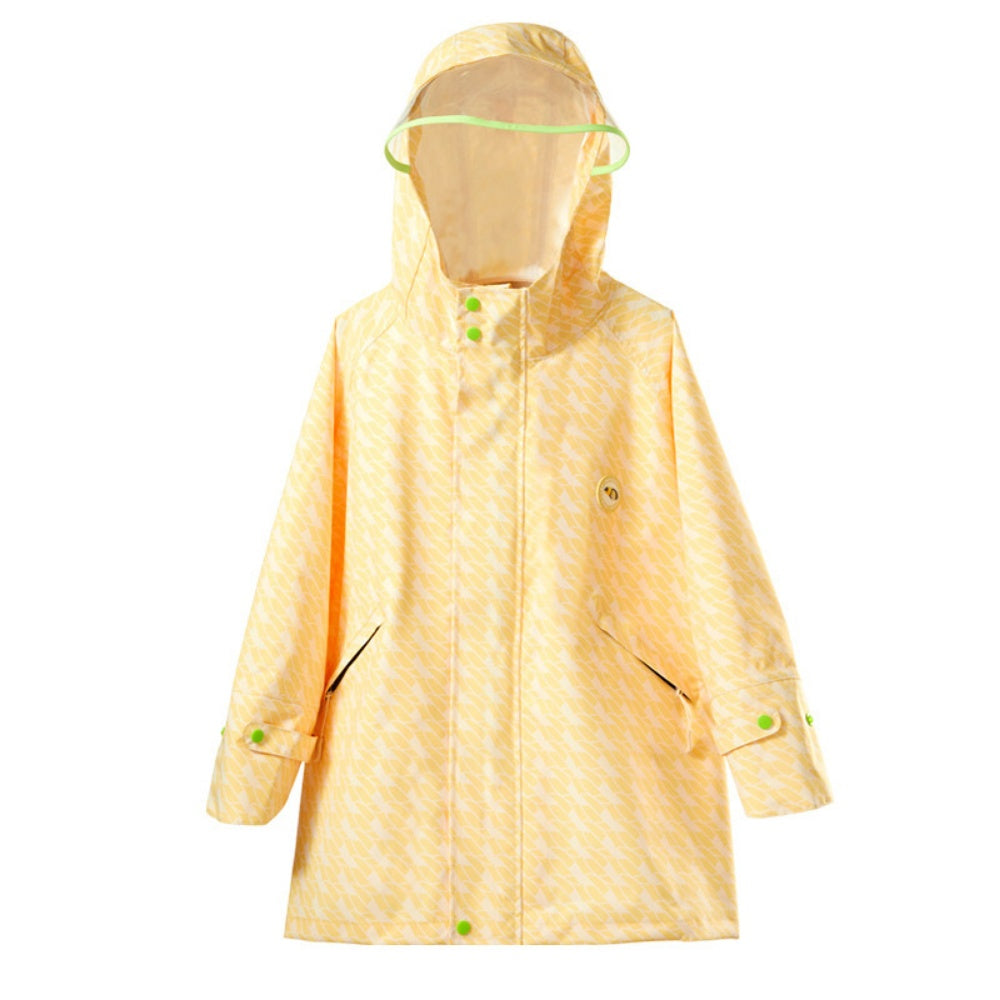 Mideer - Kids Raincoat with Hidden Bag Space - Wheat Yellow (S)