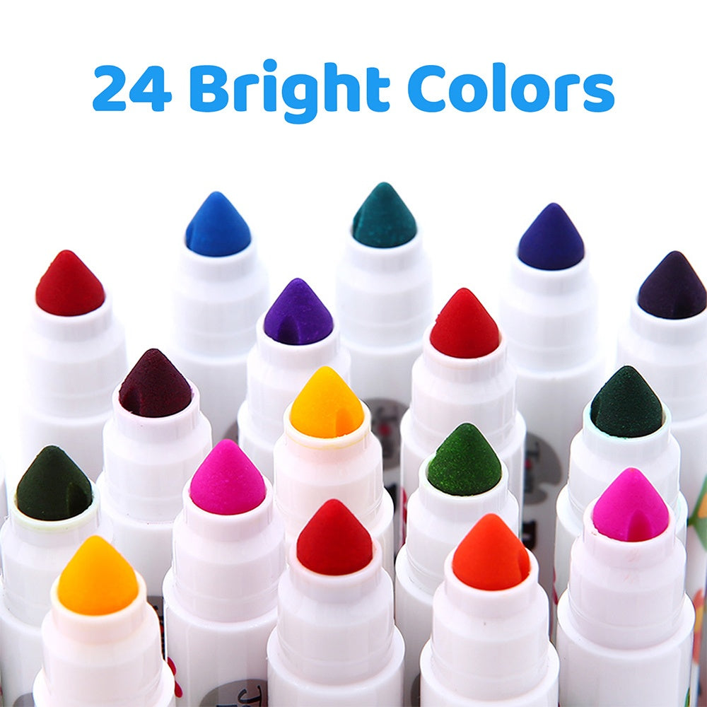 Jar Meló - Washable Markers - Non-Toxic - 24 Colours