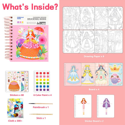 Jar Meló - Fashion Design Arts & Crafts Book Set - Fairy Princesses