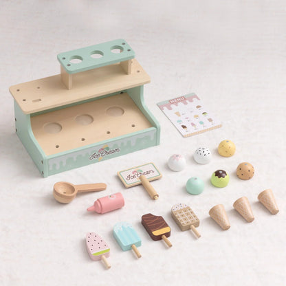 TookyToy - Pretend Play Ice Cream Shop Toy Set