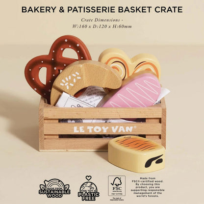 Le Toy Van - Market Crate Wooden Food Crates Complete Collection
