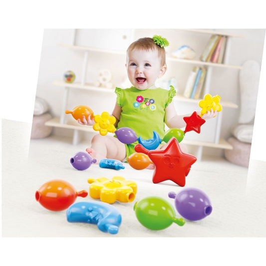 Quercetti - Collana Maxi Snap Beads Activity Set - Motherhood