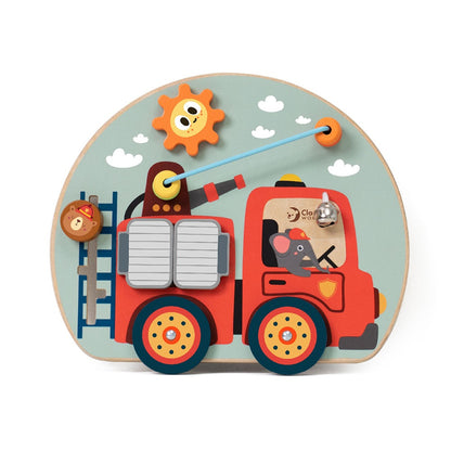 Classic World - Fire Engine Busy Board Play Set