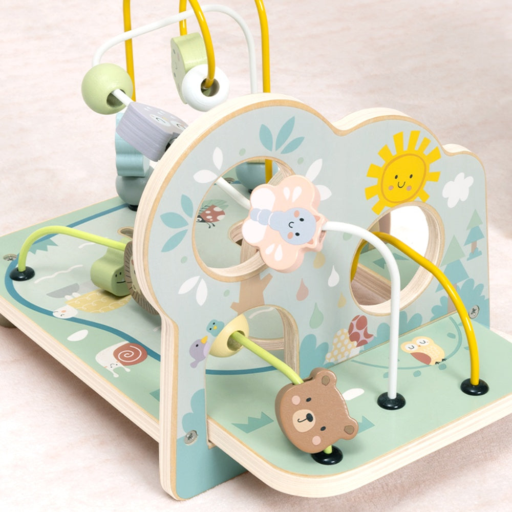 TookyToy - Forest Bead Maze - Wooden Fine Motor Activity Toy