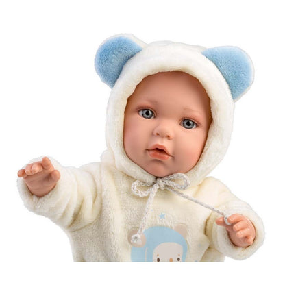 Llorens - Baby Boy Doll with Clothing & Pacifier: Enzo - 42cm