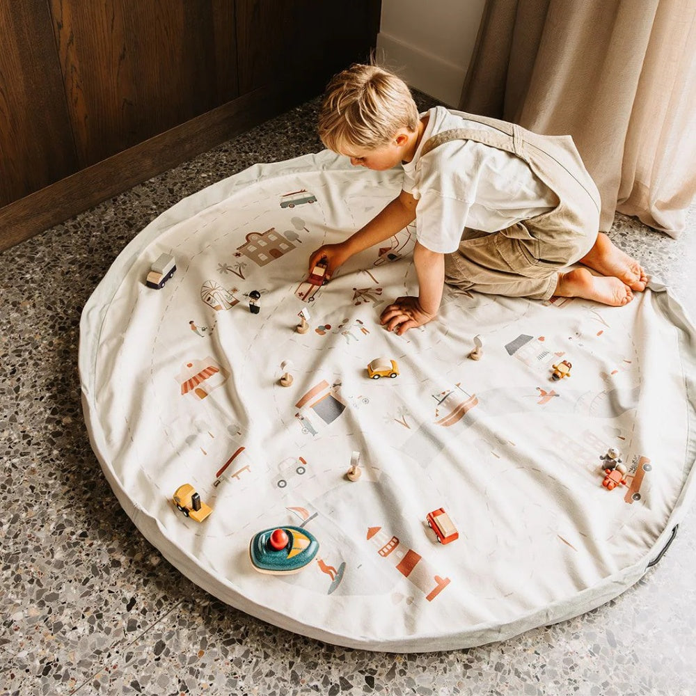 Play&Go - 3-in-1 Playmat & Toy Bag - Citymap