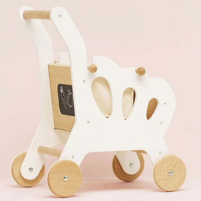 Le Toy Van - Wooden Shopping Grocery Trolley & Bag