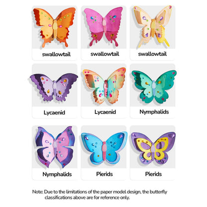 Mideer - Paper Butterly Craft Kit - Creative Arts & Crafts Set