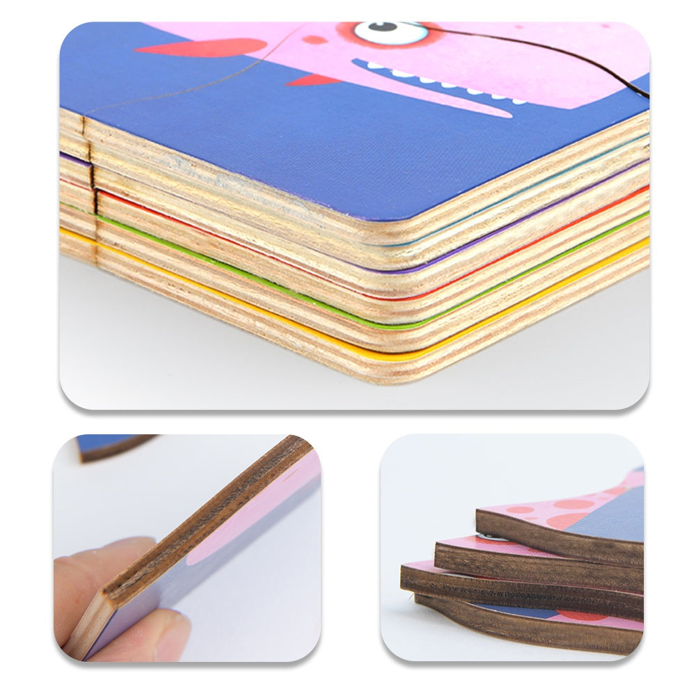 Mideer - Wooden Puzzle - Busy Traffic - 24pcs -**