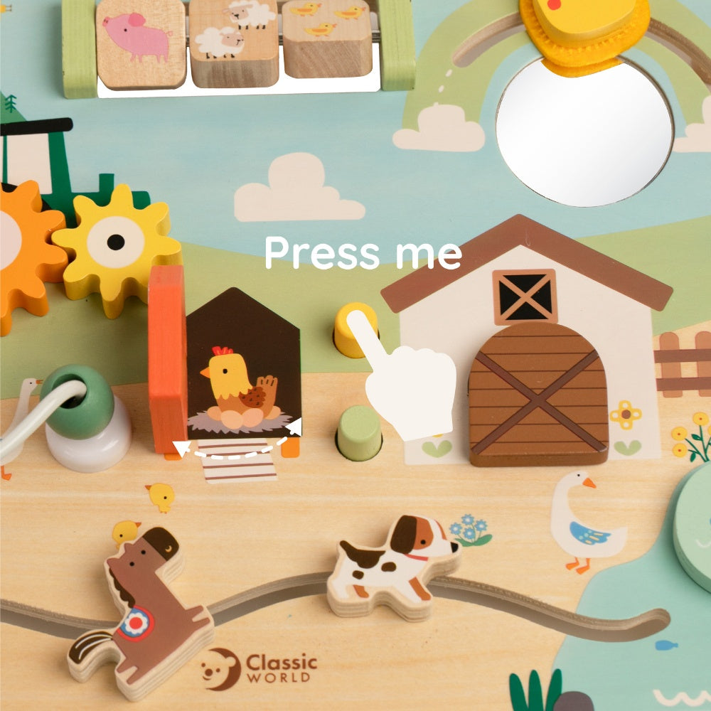 Classic World - Play & Learn - Farm Busy Board