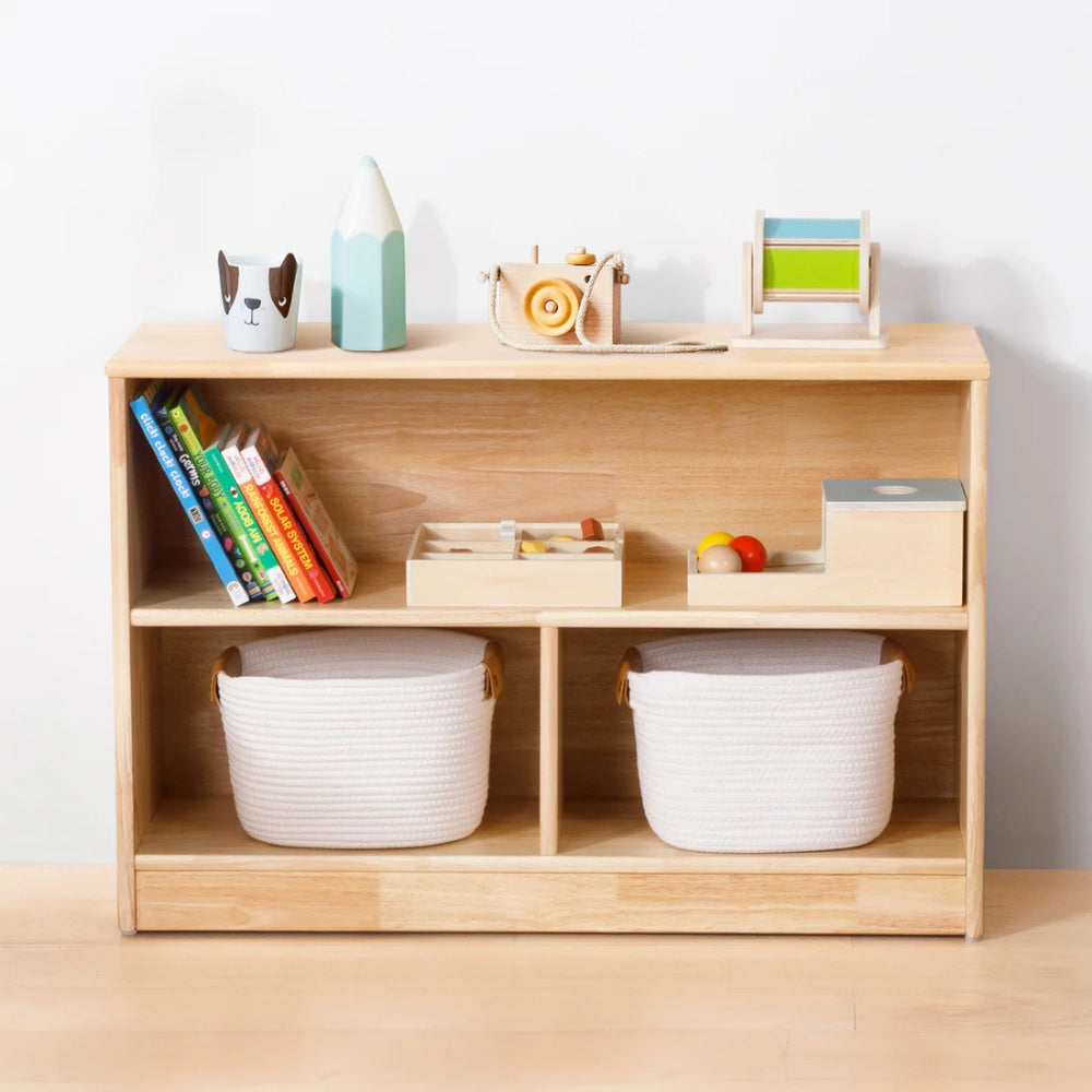 TookyToy - Wooden Shelf and Toy Storage for Kids Room: Rubber wood 60x90cm