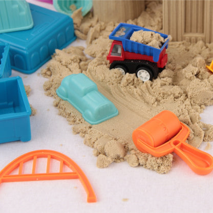 Jar Meló - Kinetic Sand Tools Set - 19-Piece City Building Kit