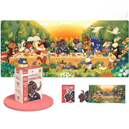 Mideer - Sunset Carnival - 528 Piece Jigsaw Puzzle in Gift Box