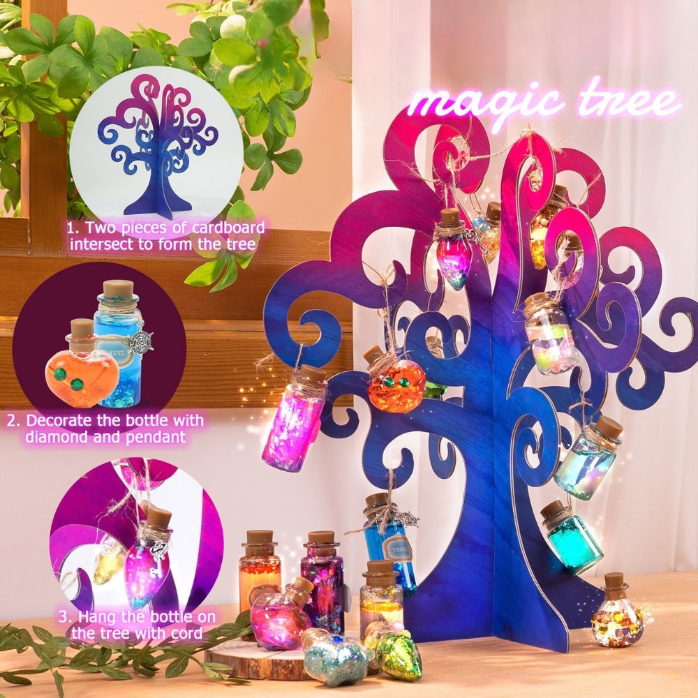 Jar Meló - Magical Potions Making Kit - DIY Fairy Potion Bottles Craft Activity for Kids
