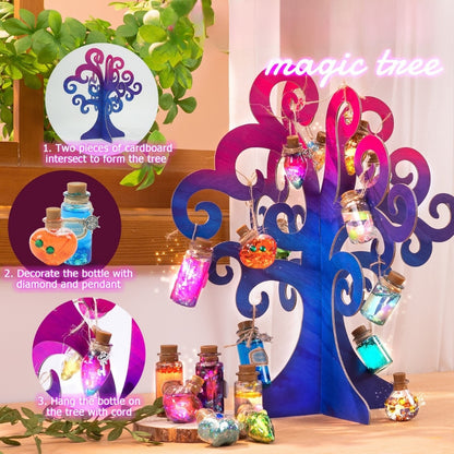 Jar Meló - Magical Potions Making Kit - DIY Fairy Potion Bottles Craft Activity for Kids
