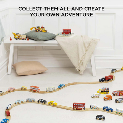 Le Toy Van - Wooden Emergency Helicopter & Rescue Toy Cars