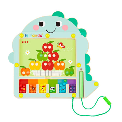 hi Pando - Magnetic Pegboard Maze with Activity Cards - 12pcs