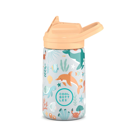 Cool Bottles - Kiddies Triple-Insulated Water Bottle - Underwater World 350ml