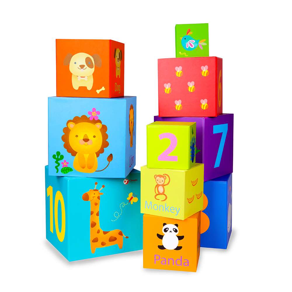 Classic World - Stacking Cubes - 10pcs