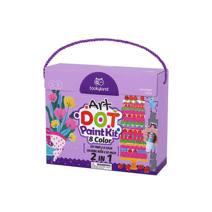 TookyToy - Dot Paint Kit - 8 Color - Motherhood