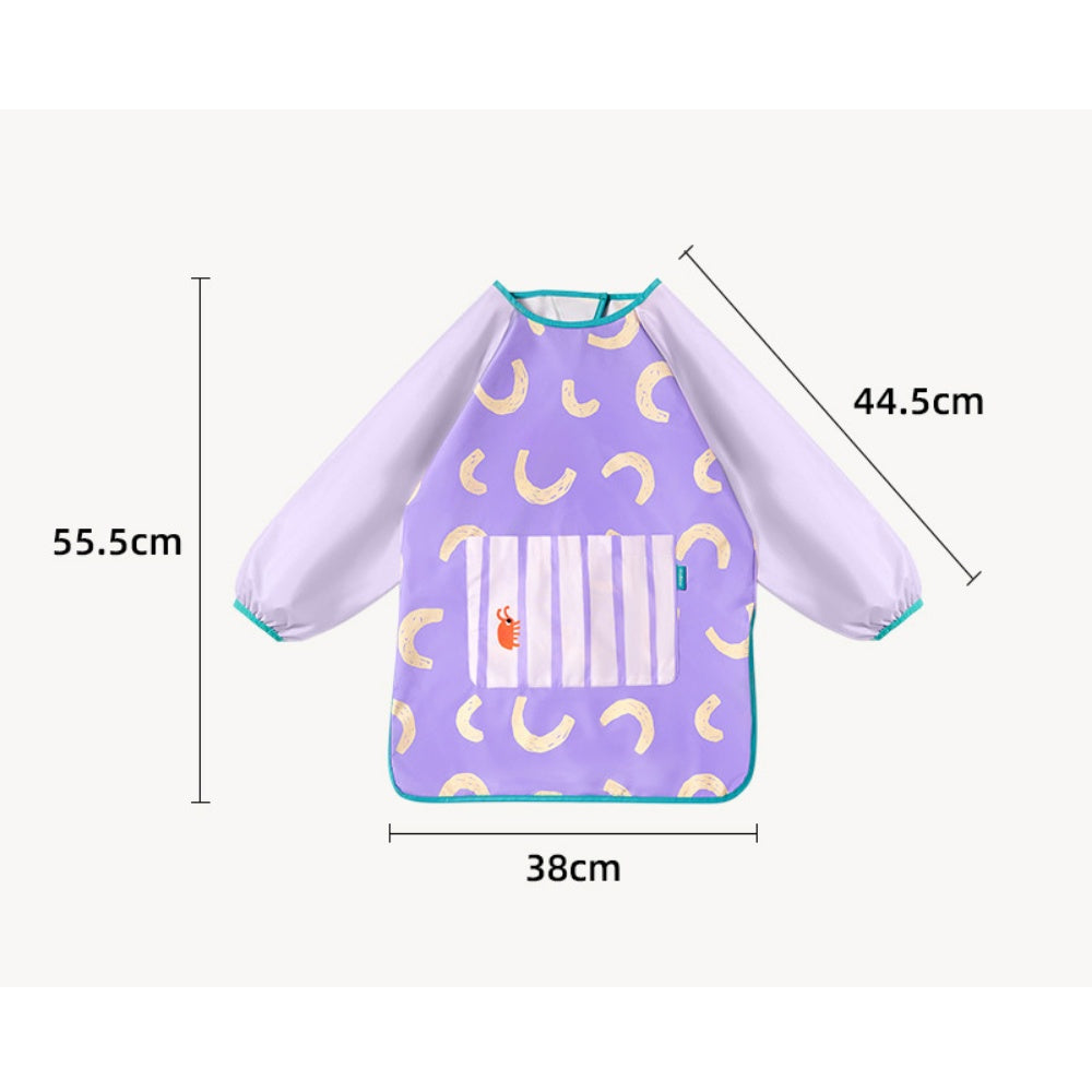 Mideer - Waterproof Art Smock: Kids Painting Apron - Hyacinth Purple