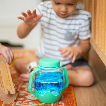 Glo Pals - Water Activated Sensory Play Jar - Lucky Charm