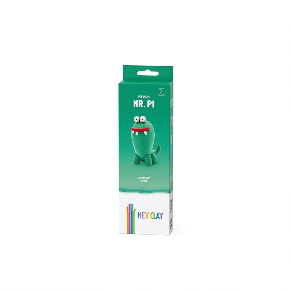 Hey Clay - Modelling Air-Dry Clay with Fun Interactive App - Pi, series Monsters, 3 cans-**