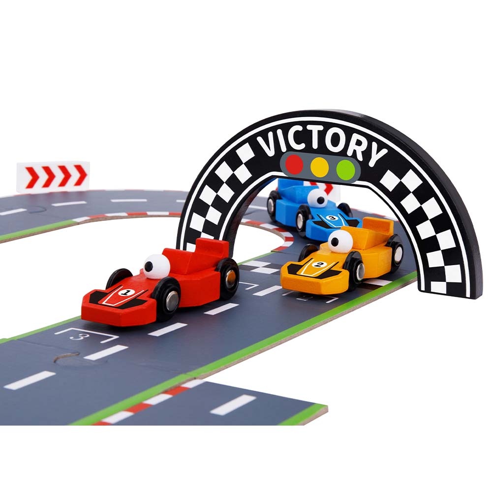 TookyToy - Pretend Play Formula 1 Car Racing Toy Set - Motherhood