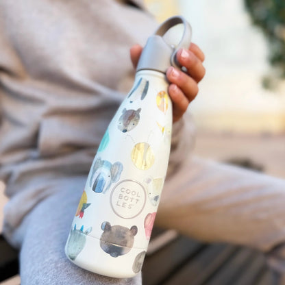 Cool Bottles - Kids Triple-Insulated Water Bottle - Tiny Creatures 260ml