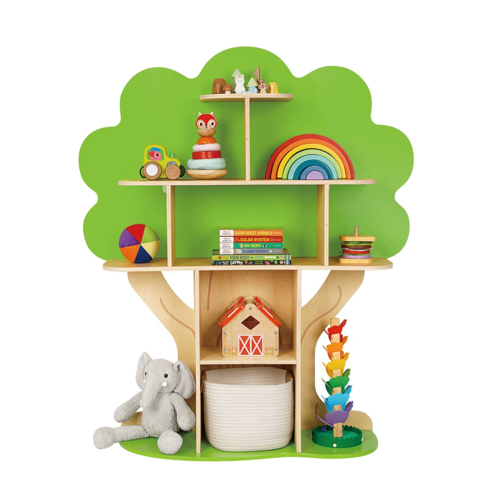 TookyToy - Tree Bookshelf for Kids Reading Nook
