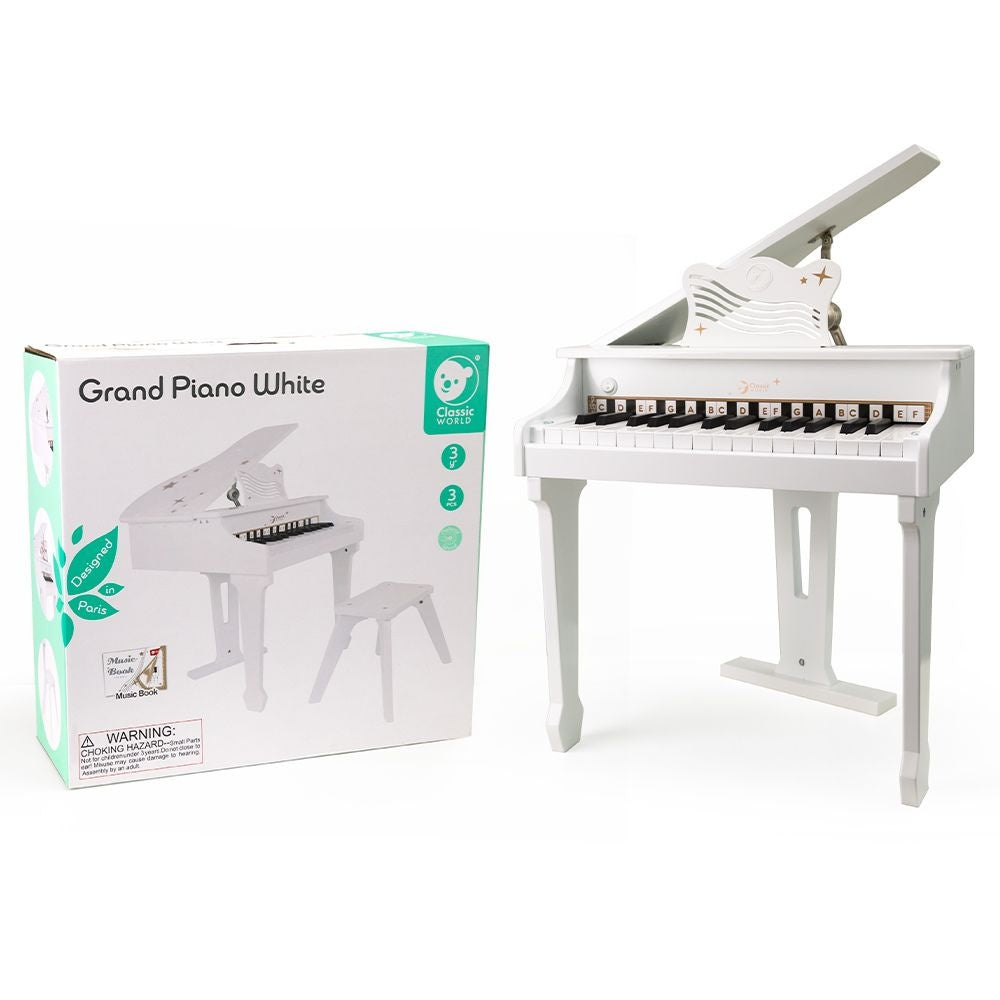 Classic World - Grand Piano - White
