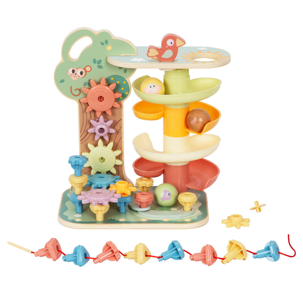 TookyToy - Montessori Tree Tower Multi-Activity Toy