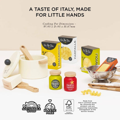 Le Toy Van - Wooden Organic Pasta Set - 12pcs