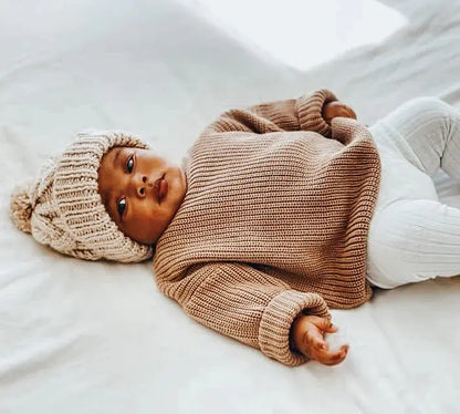 Rainberry Baby Cable Knit Beanie - Motherhood