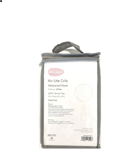 Shnuggle Air Crib Lite Waterproof Sheets
