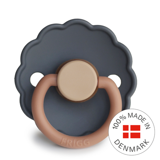 FRIGG Daisy Colourblock - Round Latex Pacifier - Aurora - Motherhood