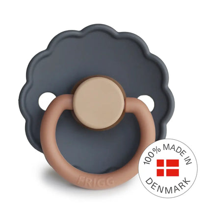FRIGG Daisy Colourblock - Round Latex Pacifier - Aurora Frigg