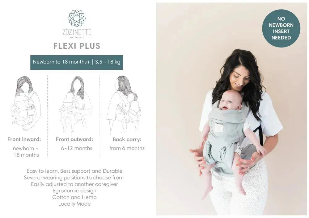 Zozinette Flexi Plus Carriers - Motherhood