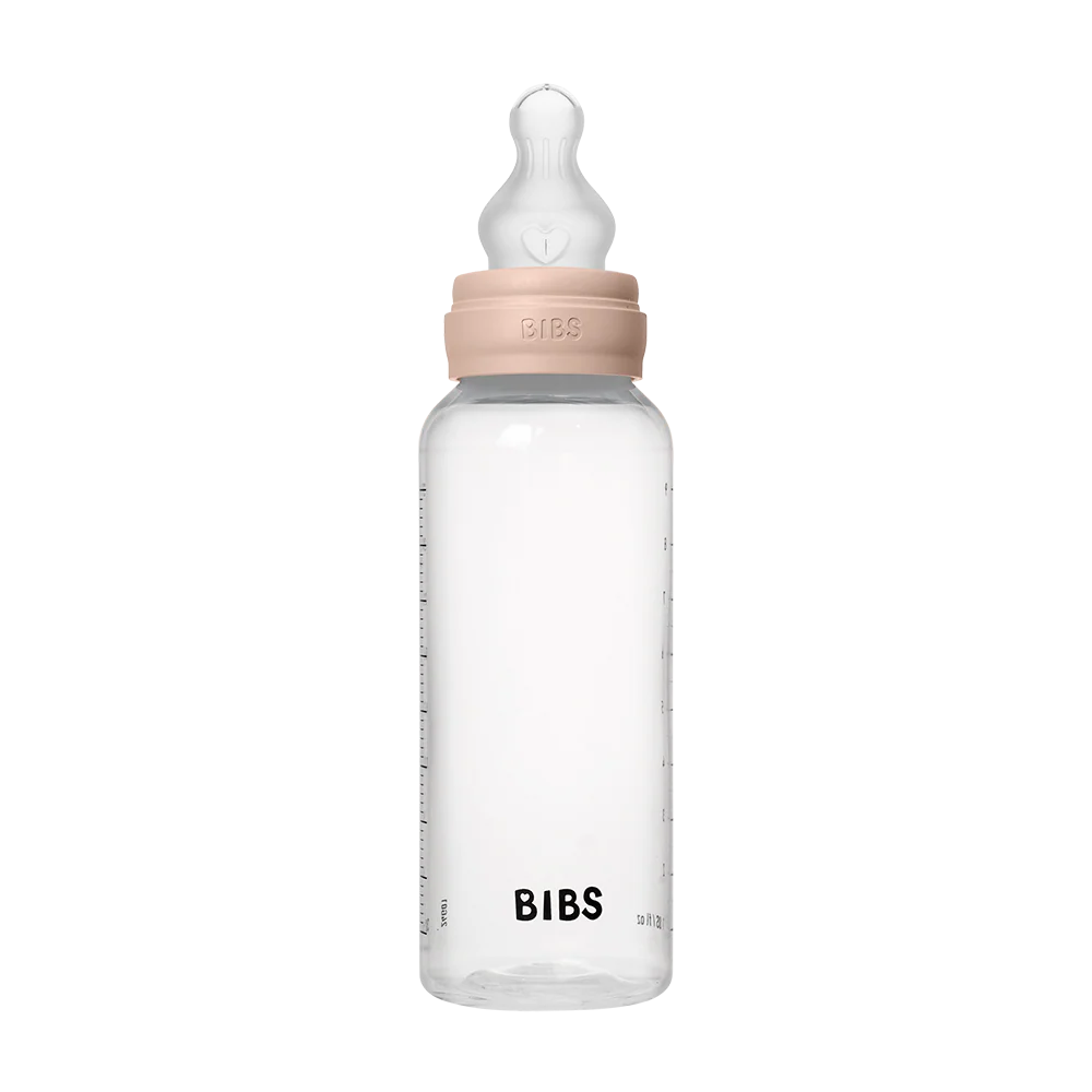 BIBS Baby Bottle Round Latex 270 ml Medium Flow