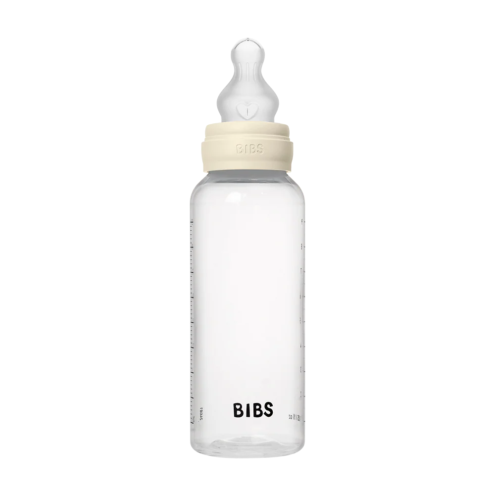 BIBS Baby Bottle Round Latex 270 ml Medium Flow