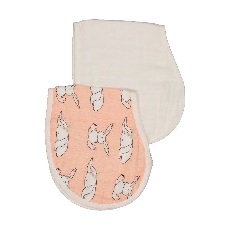 Maccie 2-in-1 baby burp cloth + bib set - Motherhood
