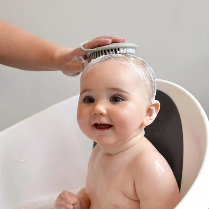 Shnuggle Baby Bath Brush – Soft Silicone Brush for Cradle Cap & Cleansing - Motherhood