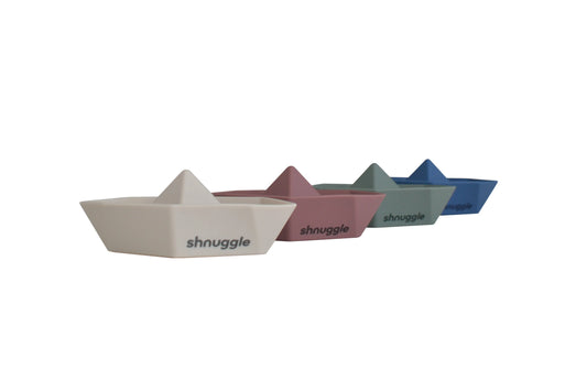 Shnuggle Stack 'n' Sail Silicone Boats Shnuggle