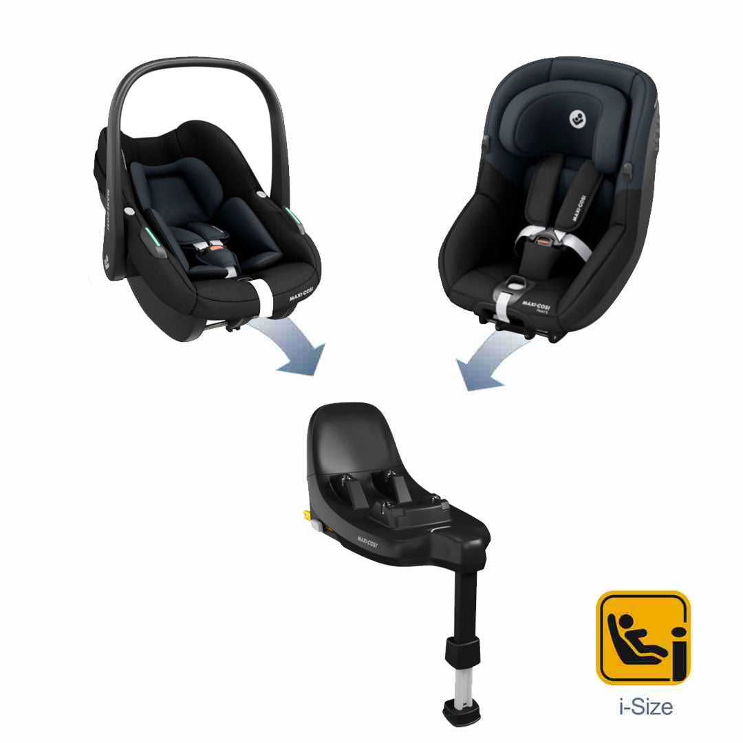 S-Family featuring Pebble S + Pearl S + FamilyFix S by Maxi-Cosi