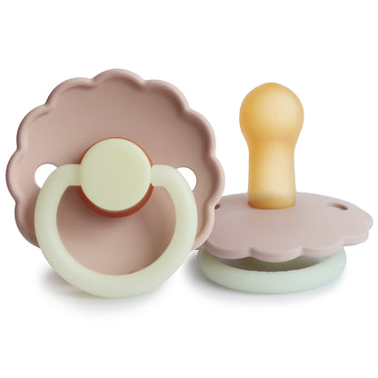 Frigg Daisy Night - Round Latex Pacifier - Blush - Motherhood