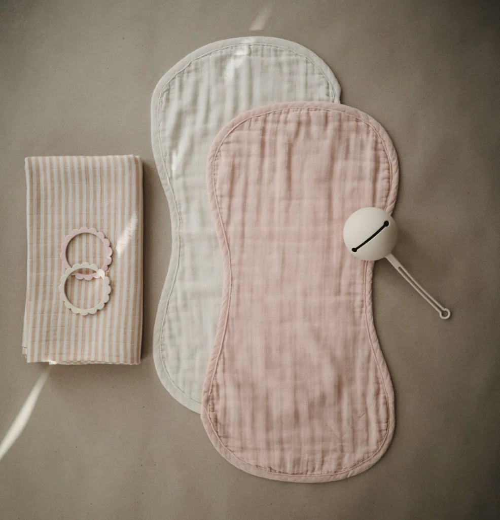 Mushie Burp Cloth 2P
