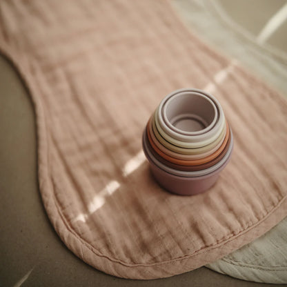 Mushie Burp Cloth 2P