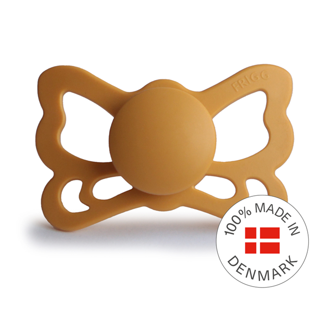 Frigg Butterfly - Anatomical Silicone Pacifier - Honey Gold
